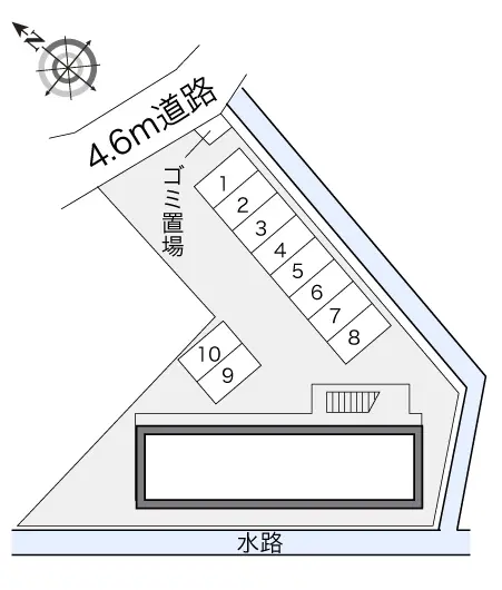 ★手数料０円★長野市中御所５丁目　月極駐車場（LP）